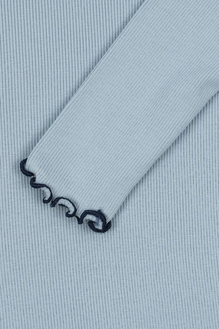 Konges Sløjd sukienka RIVI RIB DRESS OCS niebieski KS104073.9BYA