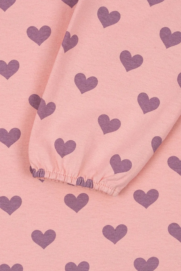 Dievčenské bavlnené šaty Konges Sløjd DREY DRESS GOTS KS103782.9BYA ružová