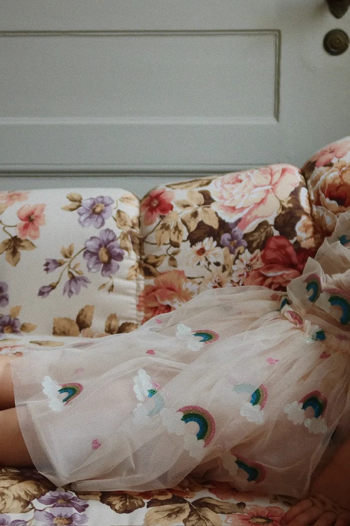 Konges Sløjd sukienka dziecięca TULLIE DRESS KS104020.9BYA