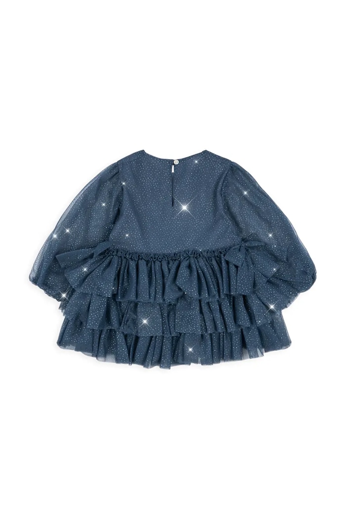 Konges Sløjd sukienka dziecięca FAY DRESS GRS KS103807.9BYA granatowy AW25