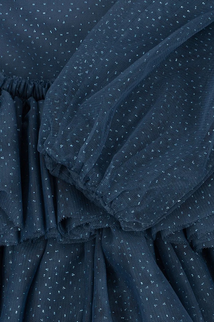 Konges Sløjd sukienka dziecięca FAY DRESS GRS KS103807.9BYA granatowy
