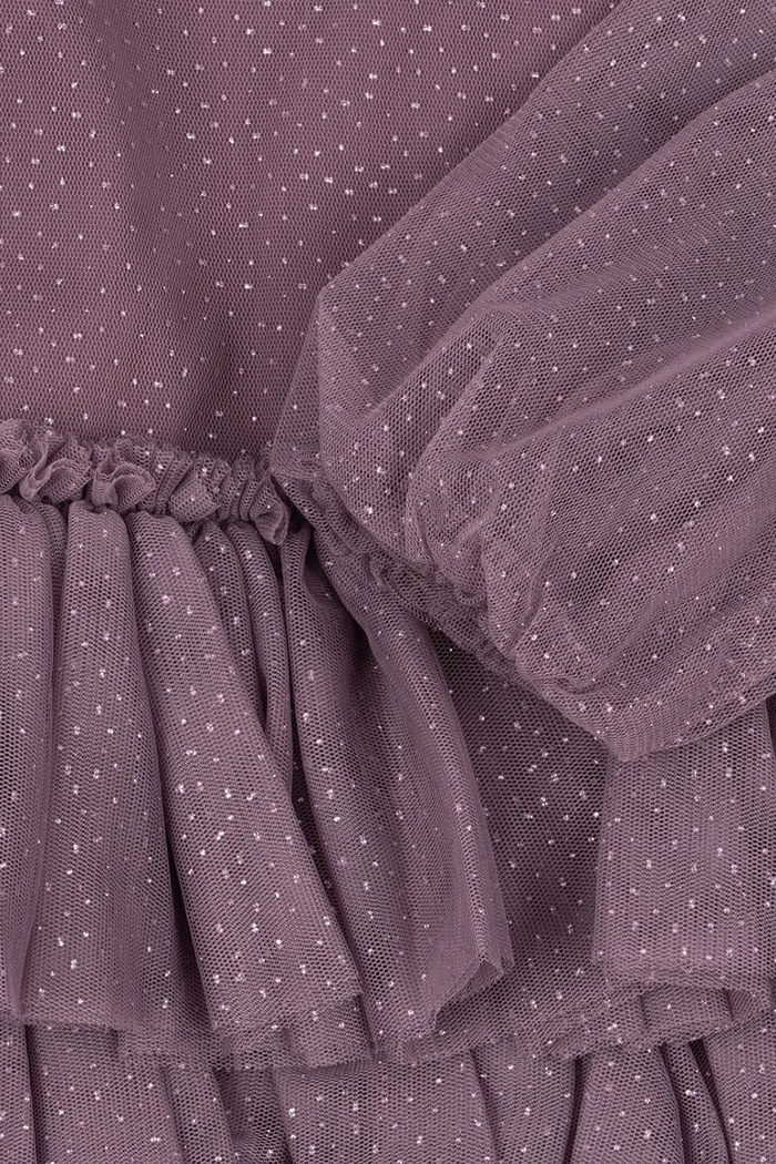 Konges Sløjd sukienka dziecięca FAY DRESS GRS KS103807.9BYA fioletowy