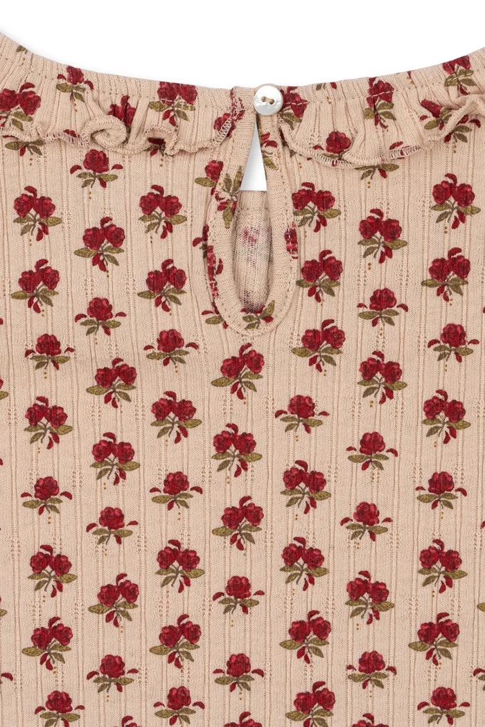 Dziewczynka Konges Sløjd sukienka dziecięca NIA DRESS GOTS KS103942.9BYA pomarańczowy