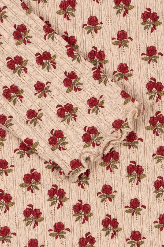 Konges Sløjd sukienka dziecięca NIA DRESS GOTS pomarańczowy KS103942.9BYA