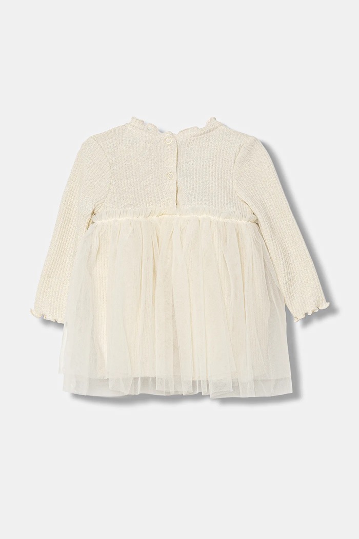 Jamiks sukienka niemowlęca BEYZA BEYZA.Sukienka.JZI297.G beżowy AW25