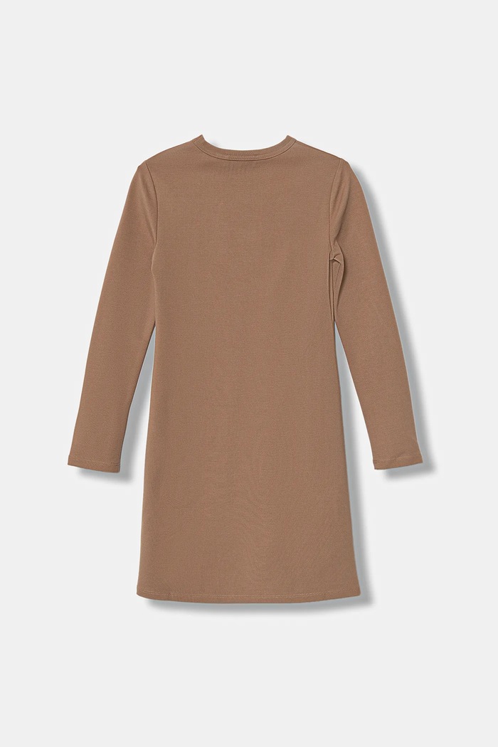 Dívčí šaty Calvin Klein Jeans IG0IG03042.9BYA hnědá AW25