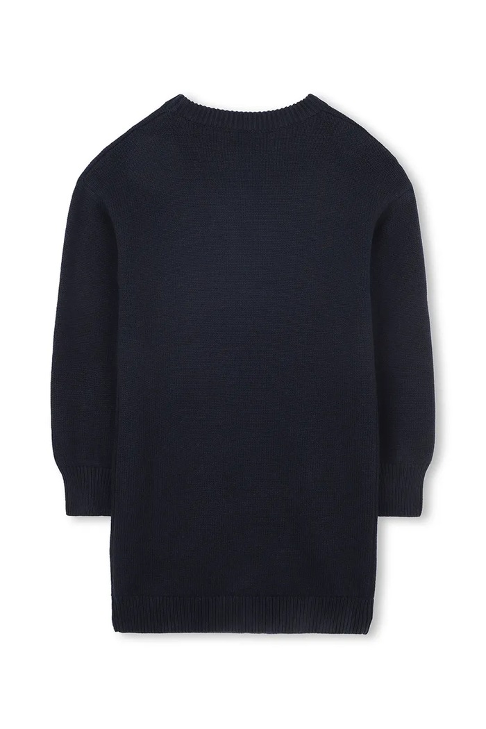 Παιδικό φόρεμα από μαλλί Kenzo Kids K61356.86.108 σκούρο μπλε AW25