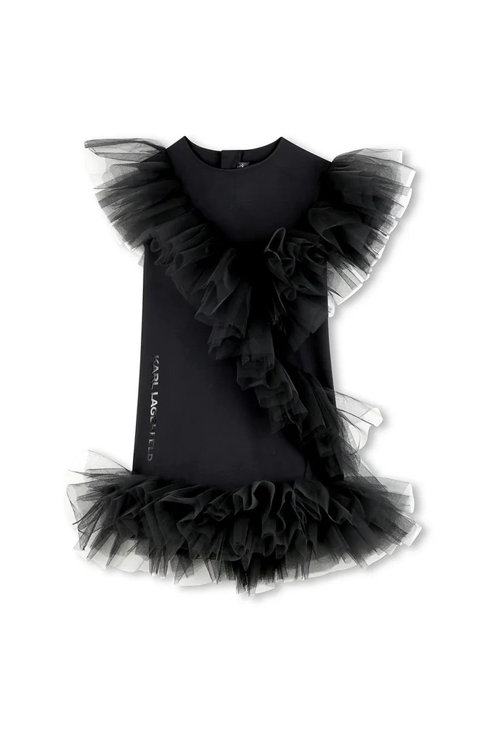 Karl Lagerfeld rochie fete Z30623.86.108 negru AW25