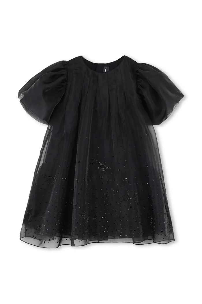 Karl Lagerfeld sukienka dziecięca Z30624.156.162 czarny AW25