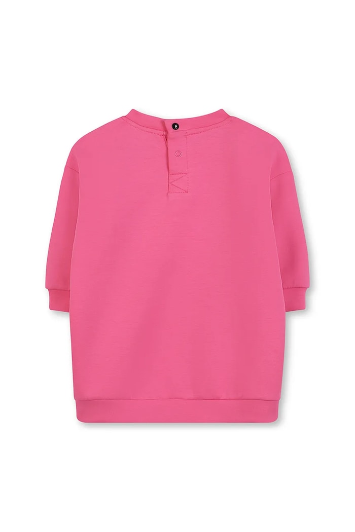 Dětské šaty s bavlnou Karl Lagerfeld Z30657.67.81 růžová AW25