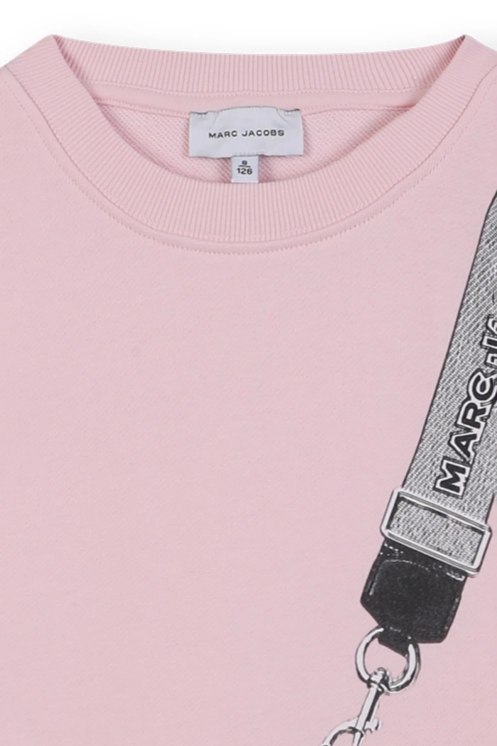 Rochie din bumbac pentru copii MARC JACOBS W60701.114.150 roz