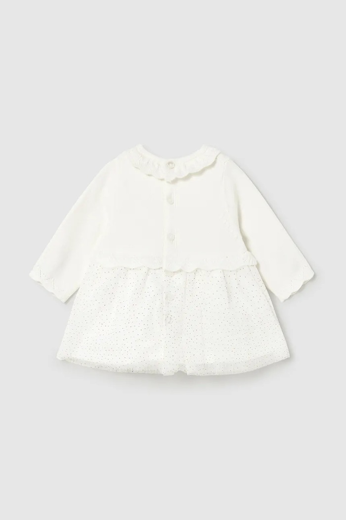 Mayoral Newborn rochie bebe 2815.2J.Newborn.9BYA bej AW25