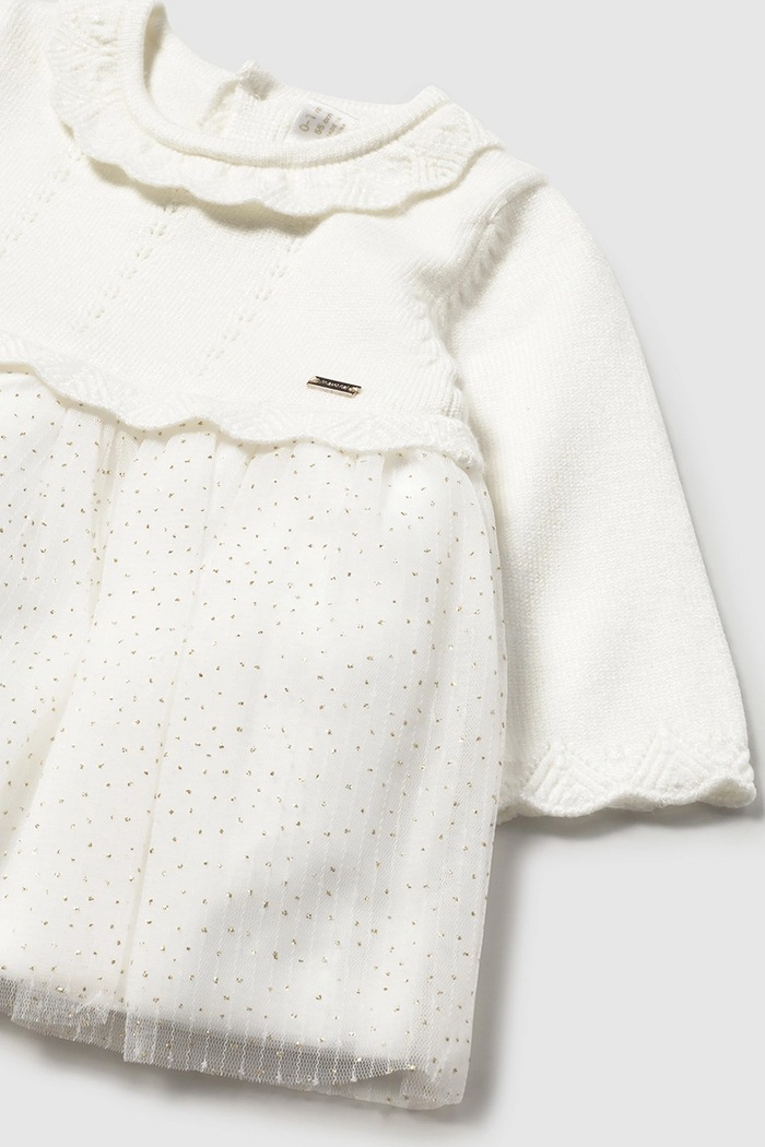 Fete Mayoral Newborn rochie bebe 2815.2J.Newborn.9BYA bej