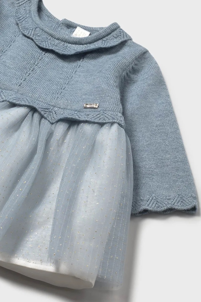 Haljina za bebe Mayoral Newborn plava 2815.2J.Newborn.9BYA