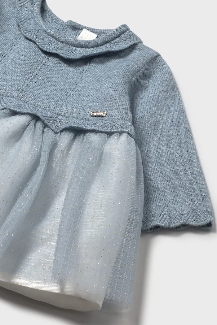 Haljina za bebe Mayoral Newborn plava 2815.2J.Newborn.9BYA