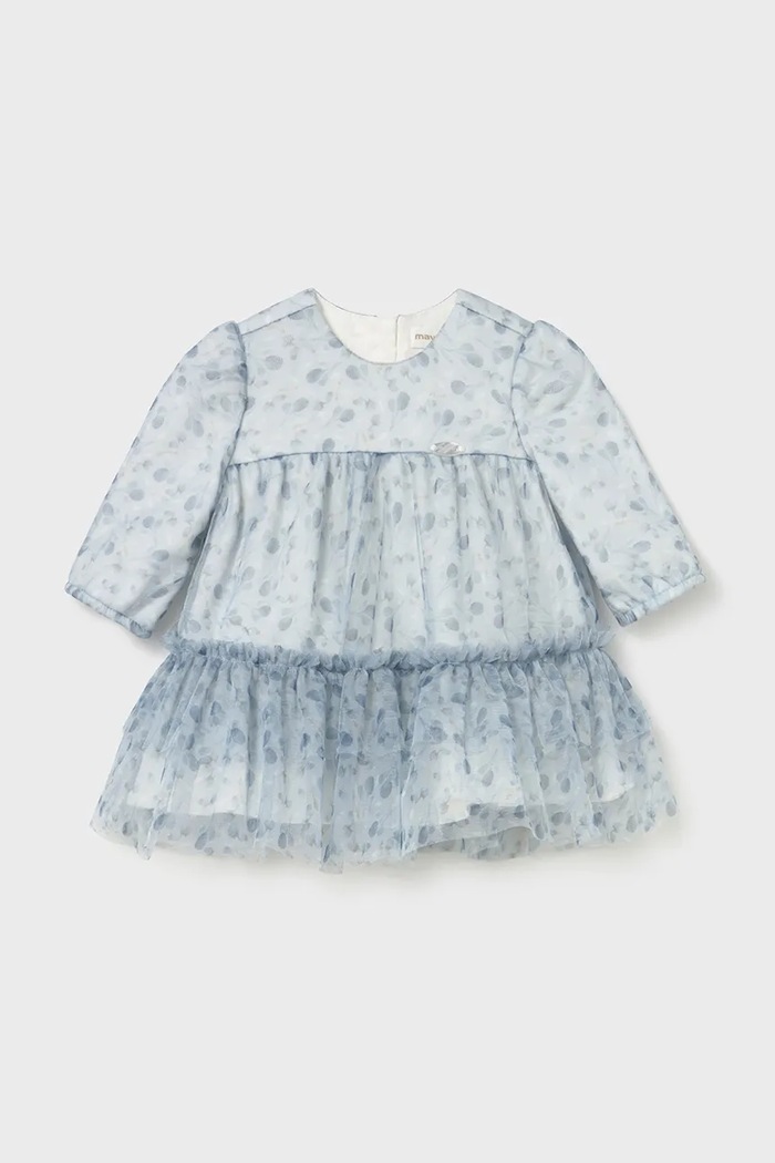 Mayoral Newborn rochie bebe mini albastru 2817.2K.Newborn.9BYA