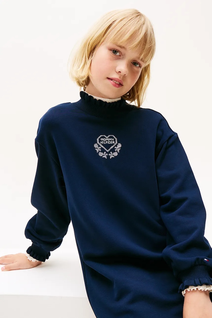 Dievčenské šaty Tommy Hilfiger tmavomodrá KG0KG08795.128.176.9BYA