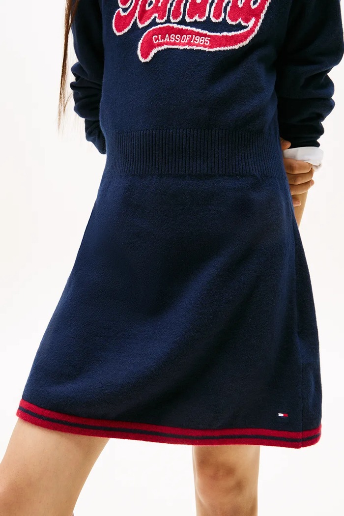 Dívčí šaty Tommy Hilfiger námořnická modř KG0KG09020.128.176.9BYA