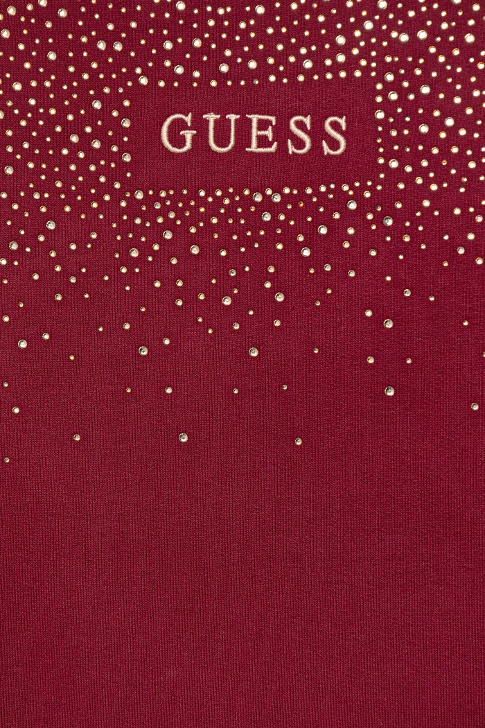 Lány Guess gyerek pamutruha J5BK07.KAV34.9BYA burgundia
