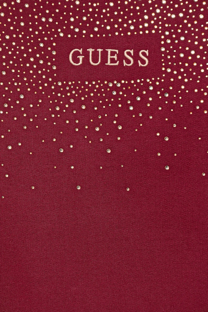 Lány Guess gyerek pamutruha J5BK07.KAV34.9BYA burgundia