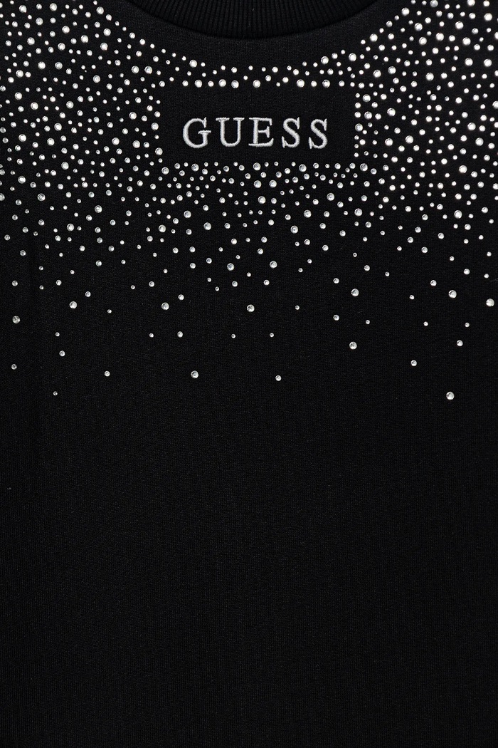 Lány Guess gyerek pamutruha J5BK07.KAV34.9BYA fekete