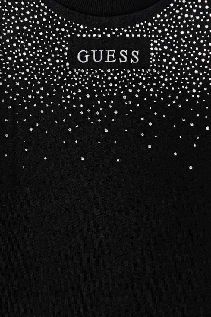 Lány Guess gyerek pamutruha J5BK07.KAV34.9BYA fekete