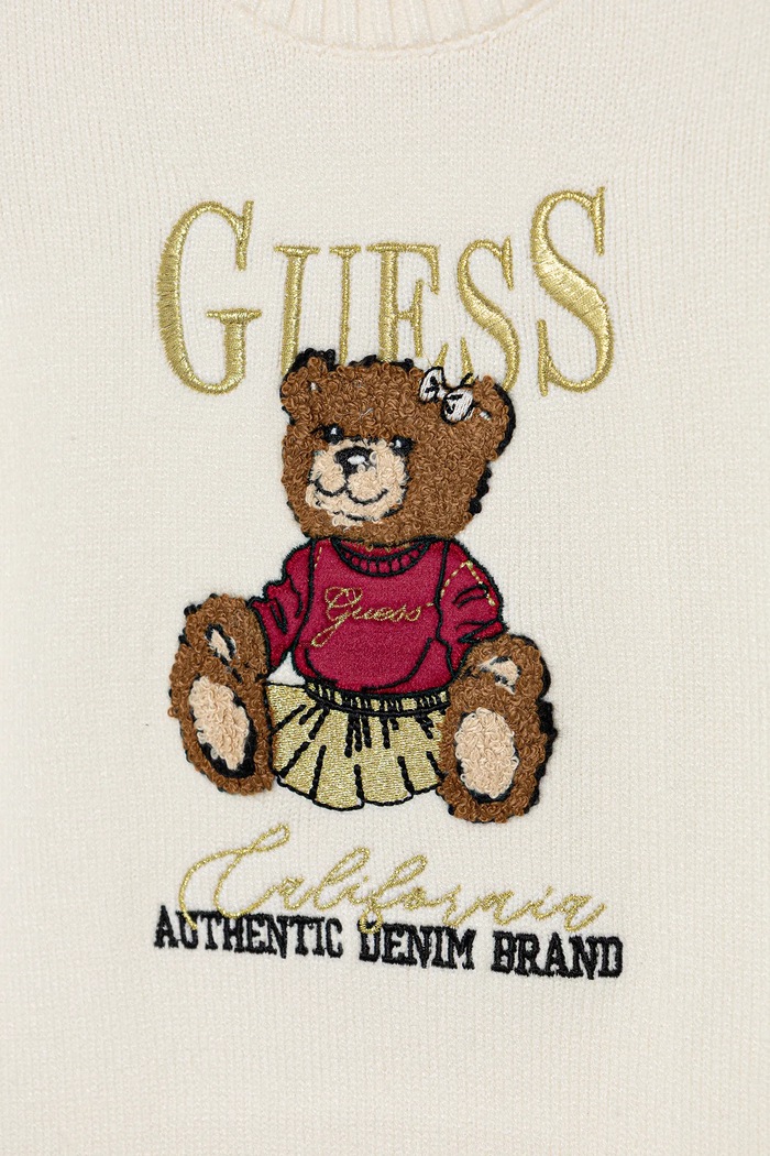 Dievča Dievčenské šaty Guess K5BK01.Z3GS0.9BYA béžová