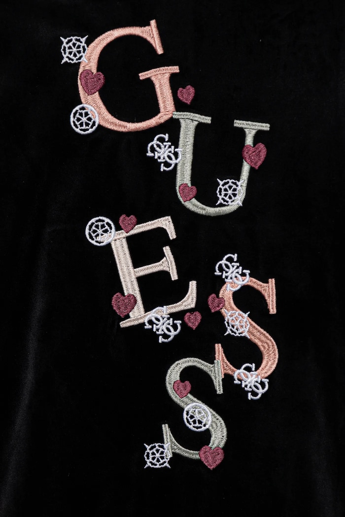 Dievča Dievčenské šaty Guess K5BK14.K0232.9BYA čierna