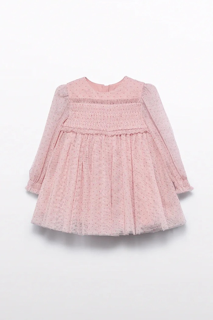 Бебешка рокля Abel&Lula 5506.9.Baby.9BYA розов AW25