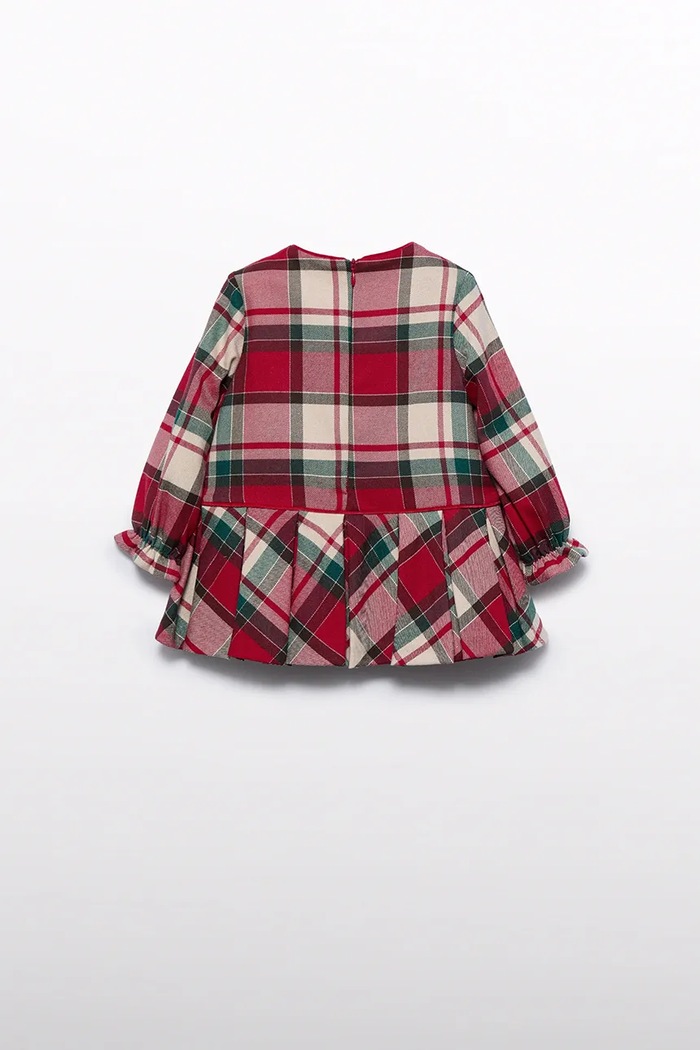 Fete Abel&Lula rochie bebe 5509.10.Baby.9BYA rosu