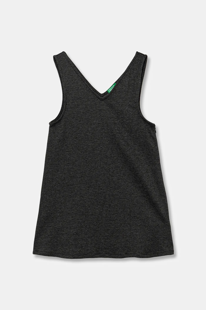 Παιδικό φόρεμα United Colors of Benetton εμπριμέ γκρί 47W3CV03N.G.seasonal