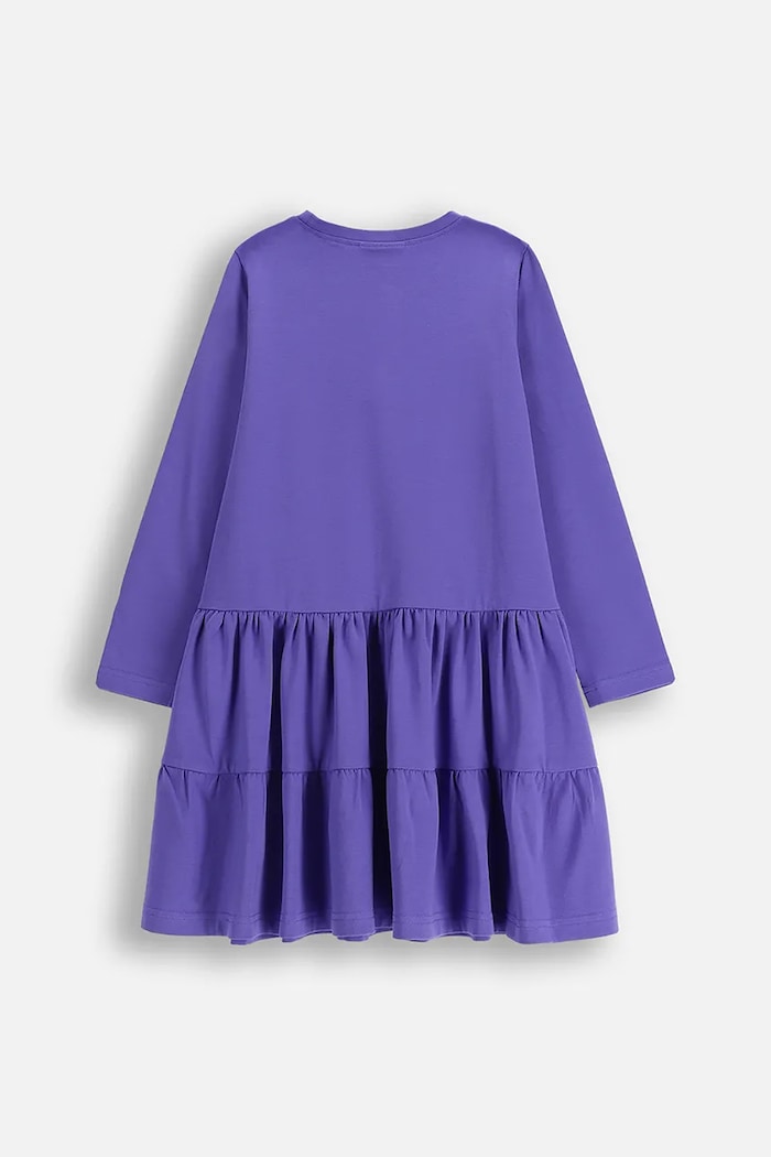 Coccodrillo Rochie de bumbac pentru copii ZC5129102RGK violet AW25