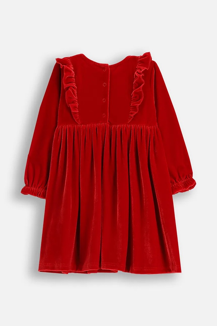 Coccodrillo sukienka niemowlęca ZC5128103EBG czerwony AW25