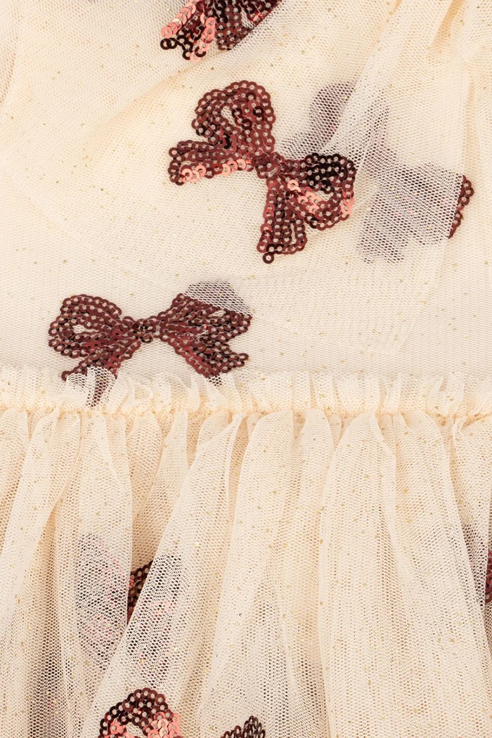 Konges Sløjd vestito bambina YVONNE FAIRY DRESS beige KS102156.9BYA