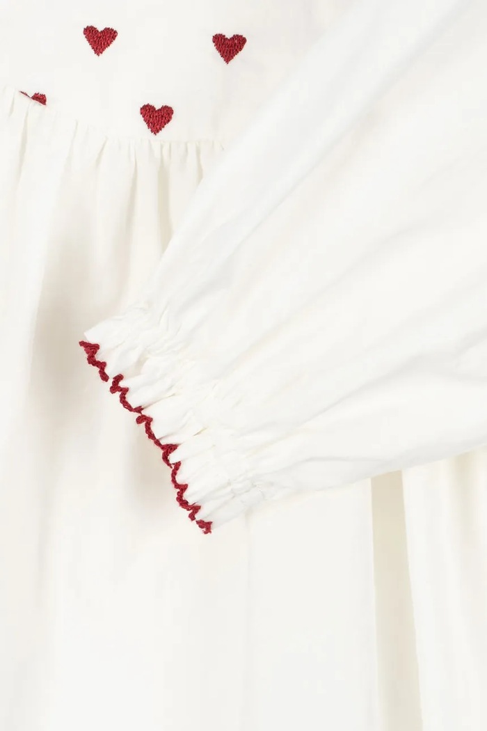 Konges Sløjd sukienka bawełniana dziecięca COEUR DRESS GOTS KS104268.9BYA