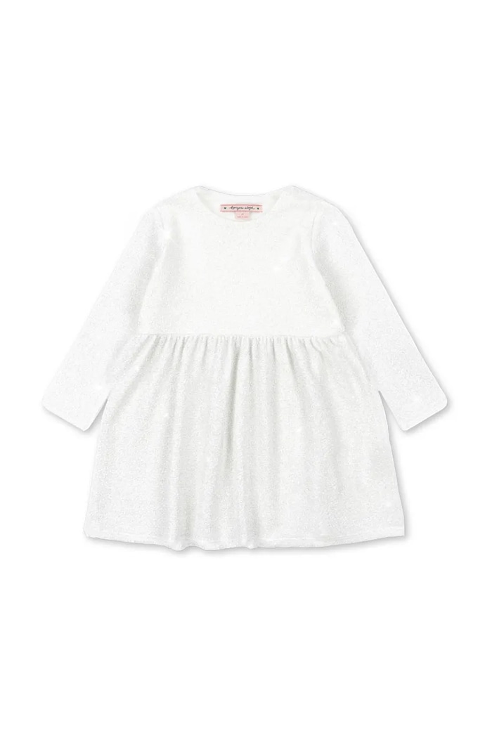 Konges Sløjd sukienka dziecięca LOLA DRESS GRS KS104339.9BYA biały AW25