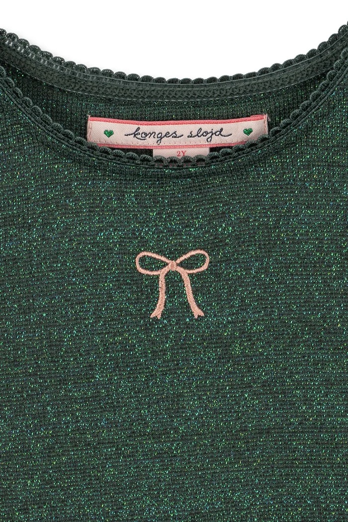 Fete Konges Sløjd rochie fete ROLI DRESS KS104415.9BYA verde