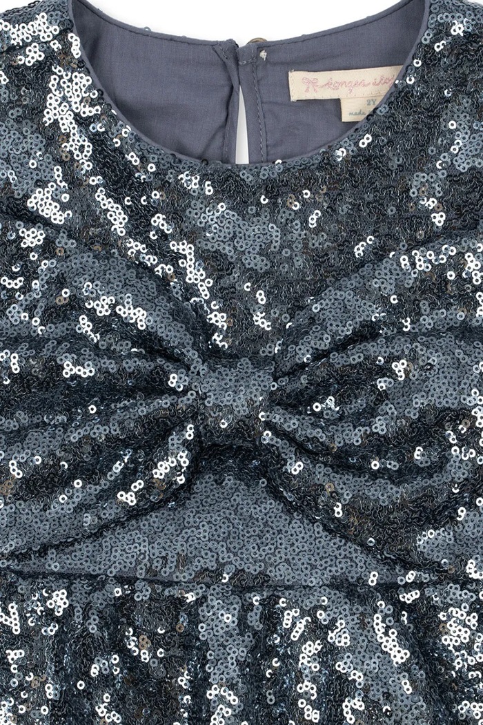 Konges Sløjd sukienka dziecięca ROSIE DRESS KS104421.9BYA niebieski
