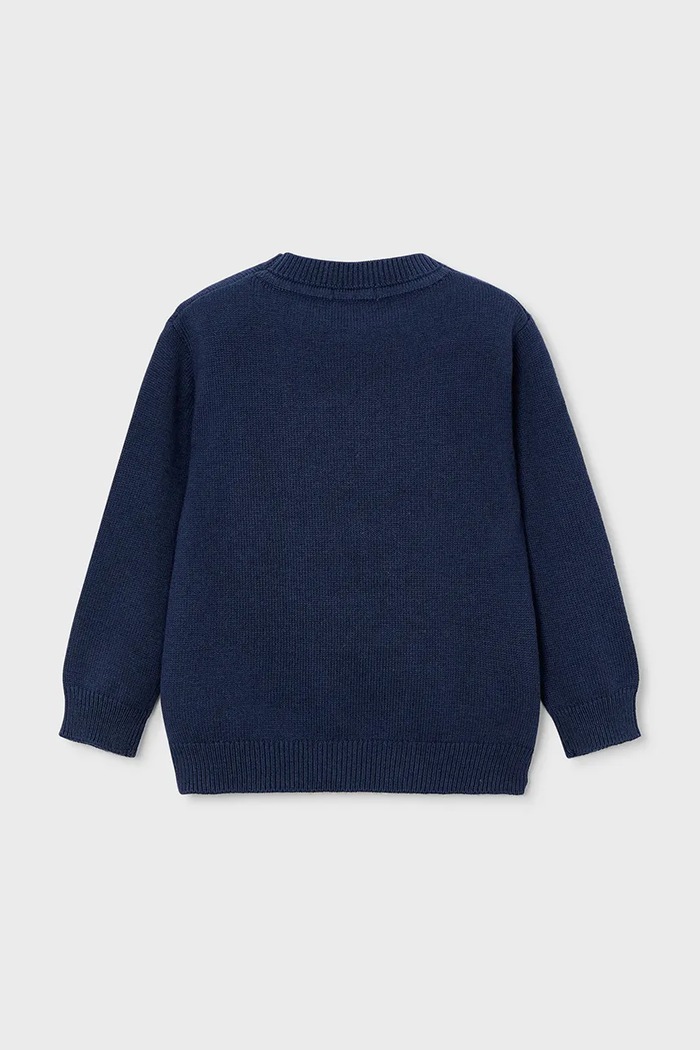 Mayoral pulover de bumbac pentru copii 311.5E.Mini.9BYA bleumarin AW25