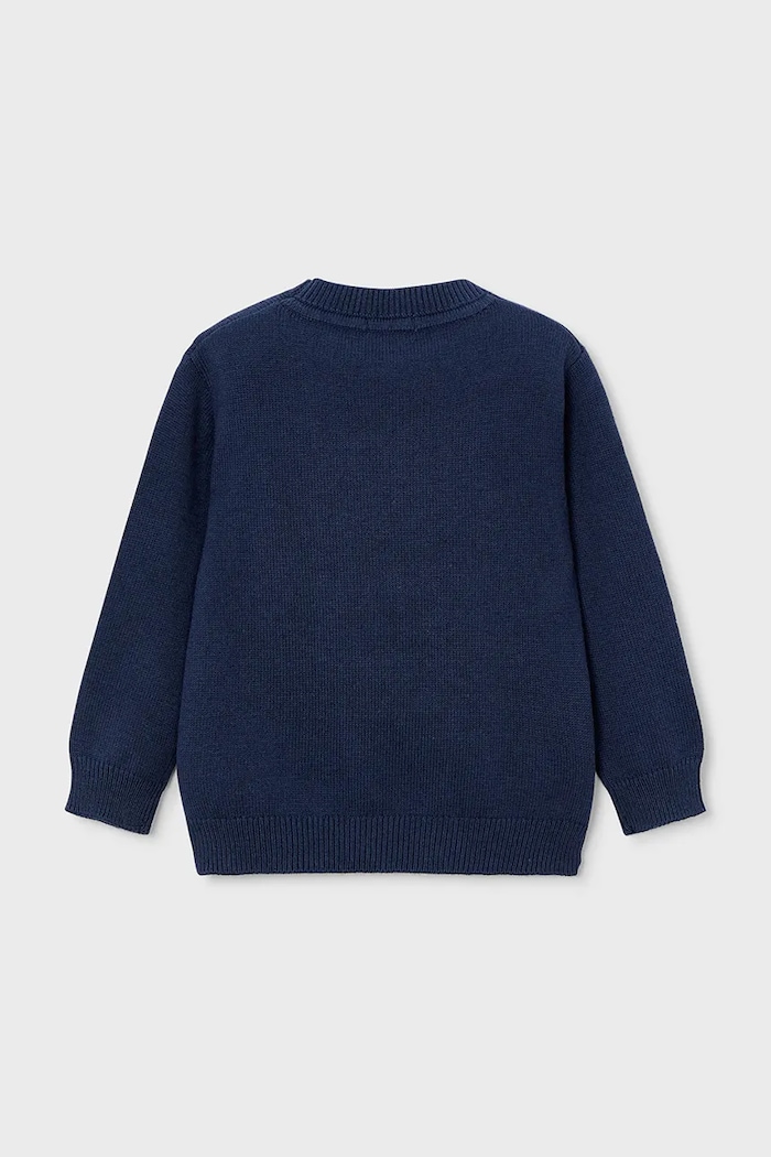 Mayoral pulover de bumbac pentru copii 311.5E.Mini.9BYA bleumarin AW25