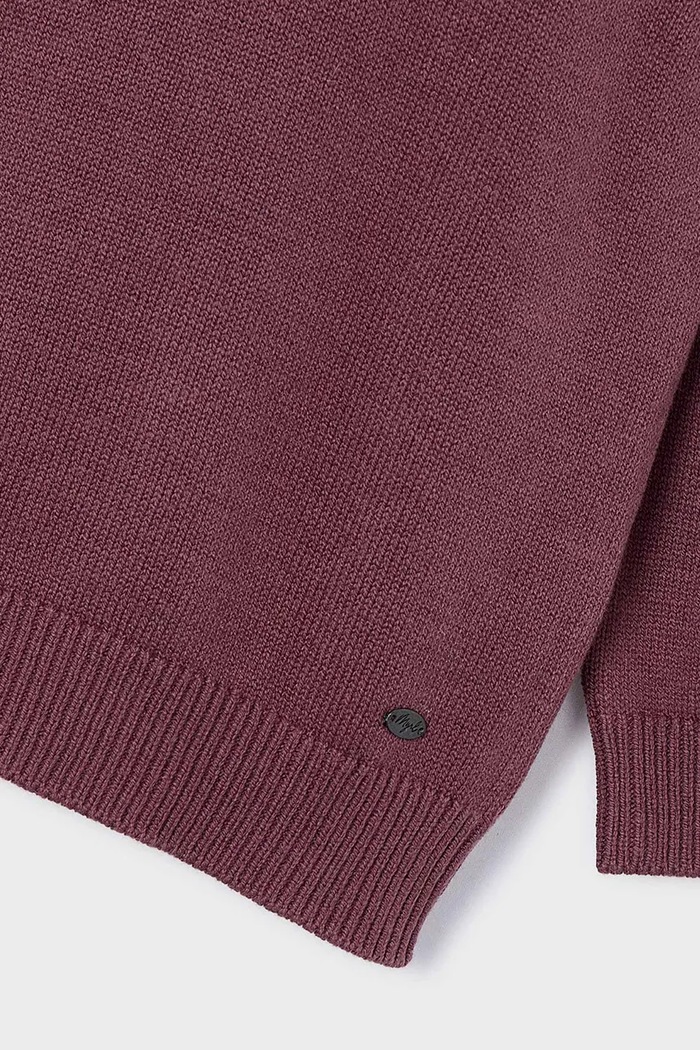 Mayoral pulover de bumbac pentru copii burgundia 311.5E.Mini.9BYA