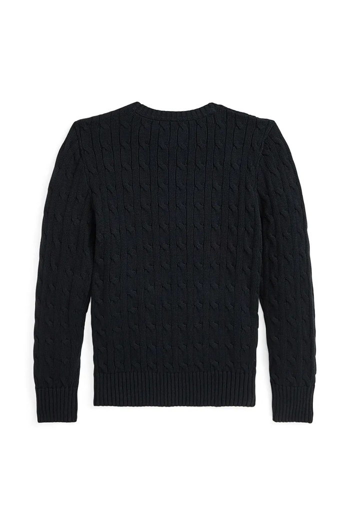 Bavlnený sveter Polo Ralph Lauren 323702674061 čierna AW25