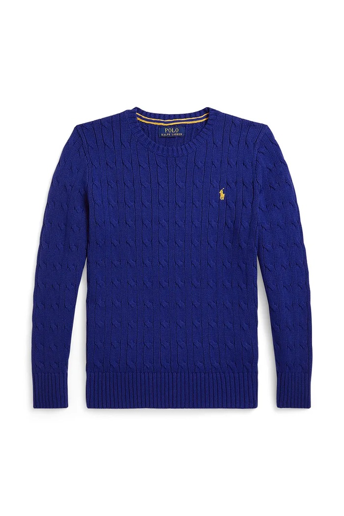 Polo Ralph Lauren Sweter bawełniany niebieski 323702674080