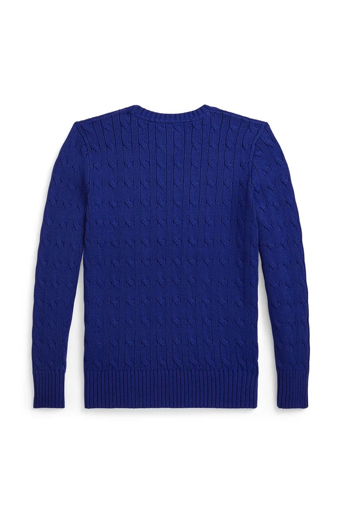 Polo Ralph Lauren Sweter bawełniany 323702674080 niebieski AW25