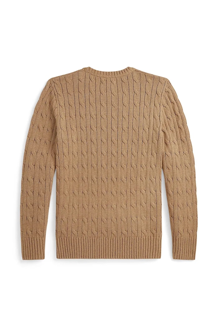 Chłopiec Polo Ralph Lauren sweter bawełniany 323702674082 brązowy