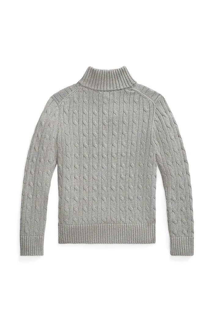 Băieți Polo Ralph Lauren pulover de bumbac 323868894010 gri