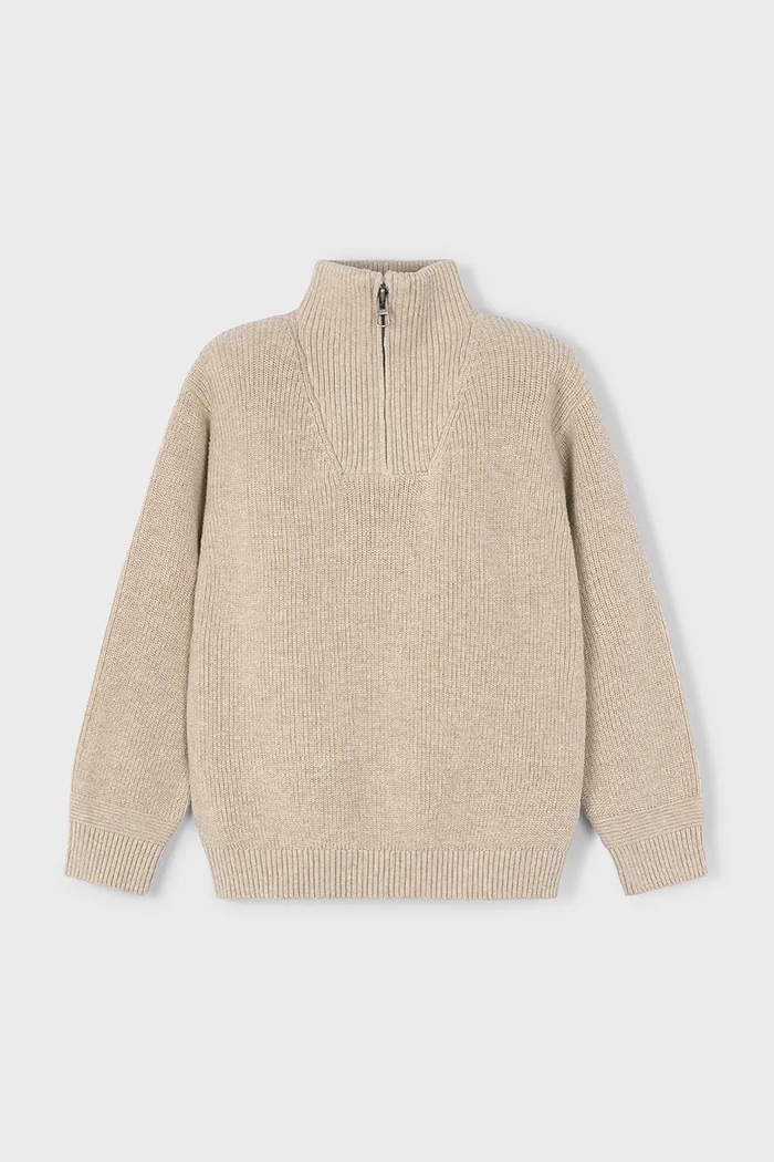 Mayoral pulover copii 4375.5D.Mini.9BYA bej AW25