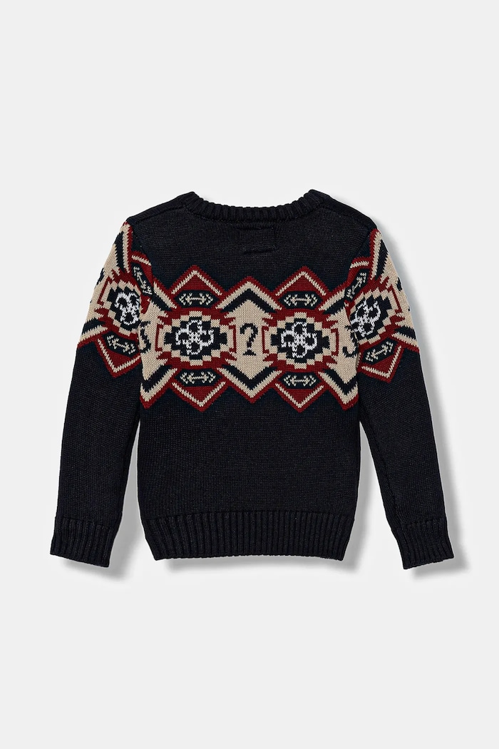 Bavlněný svetr Guess N5BR12.Z2NN0.9BYA námořnická modř AW25