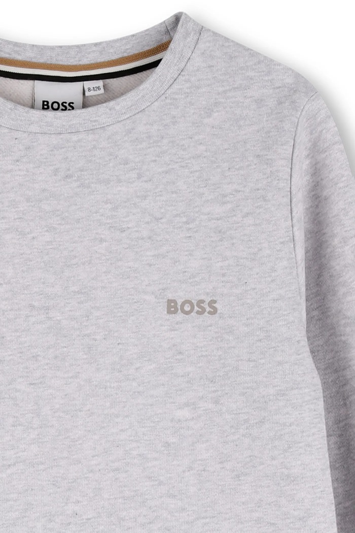 Dečki Otroški pulover BOSS J52348.114.150 siva