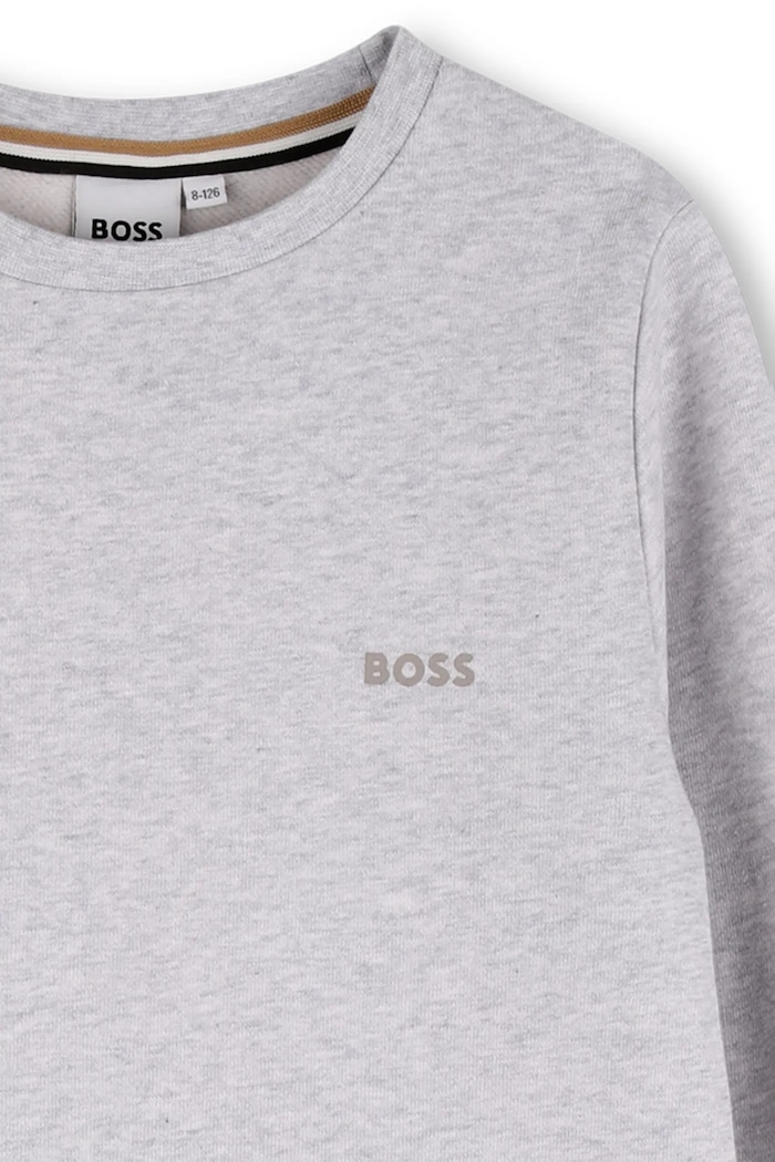 Dečki Otroški pulover BOSS J52348.114.150 siva